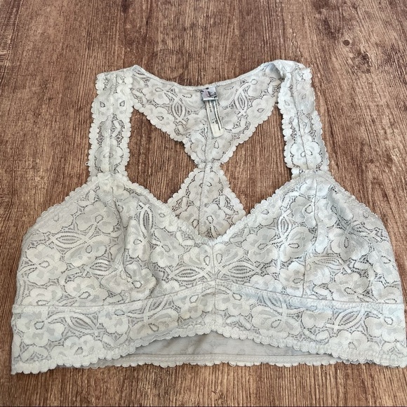 Free People Galloon Lace Racerback Bralette - Picture 1 of 3